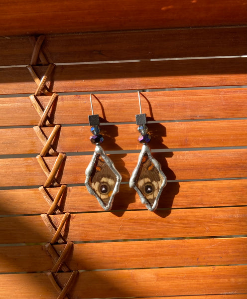 Buckeye sparkle drop earrings