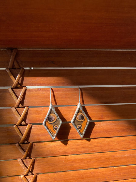 Buckeye diamond drop earrings