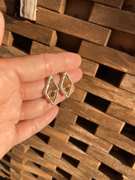 Buckeye butterfly studs