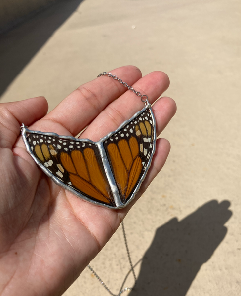 Monarch Heart Necklace