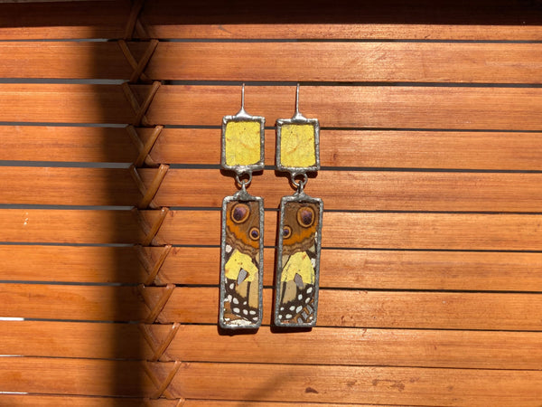 Sulfur & collage rectangle dangles