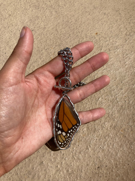 Monarch Wing on Chunky Chain