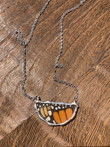 Monarch Half Moon Necklace