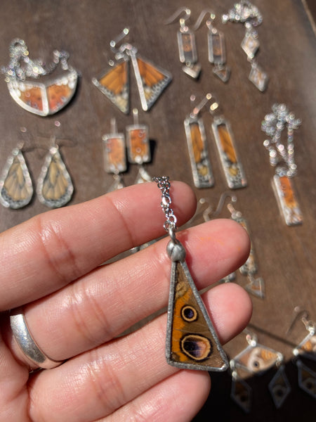 Buckeye triangle necklace