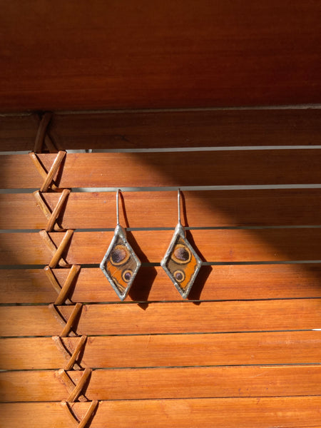 Buckeye diamond drop earrings