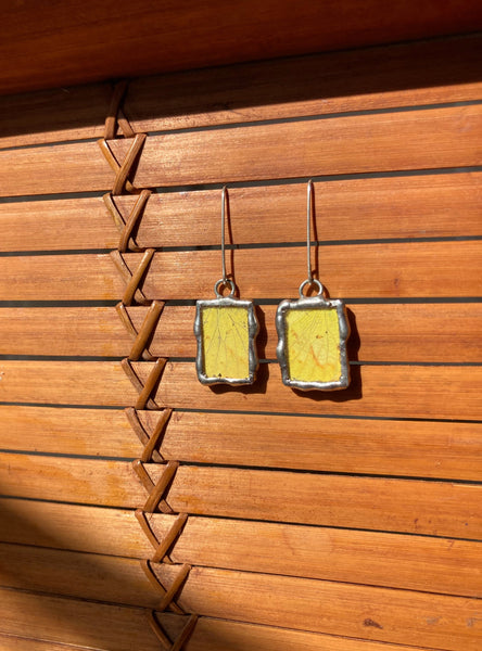 Sulfur butterfly wing dangles