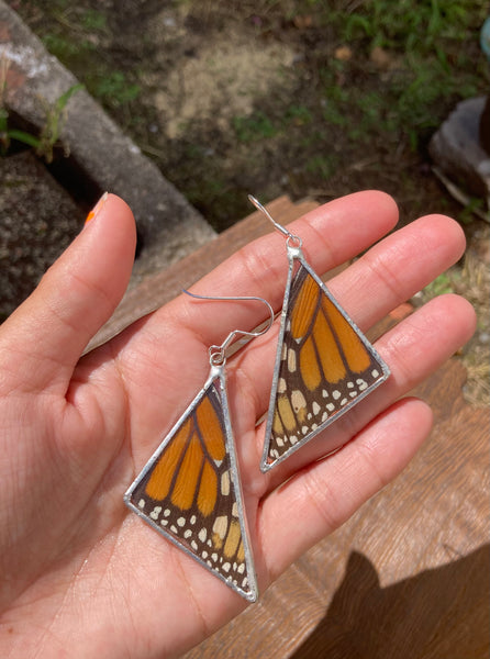 Large Funky Monarch Triangle Dangles