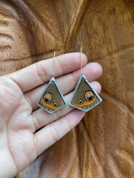 Buckeye kite earrings