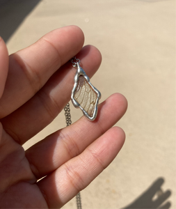 Cicada wing necklace