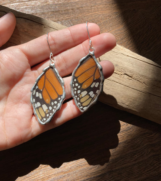 Monarch marquis earrings