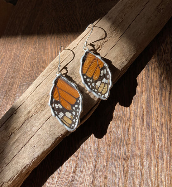 Monarch marquis earrings