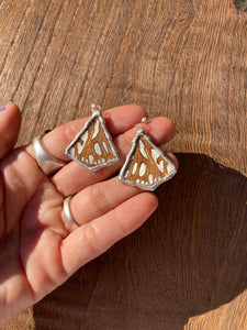 Gulf fritillary metallic dangles